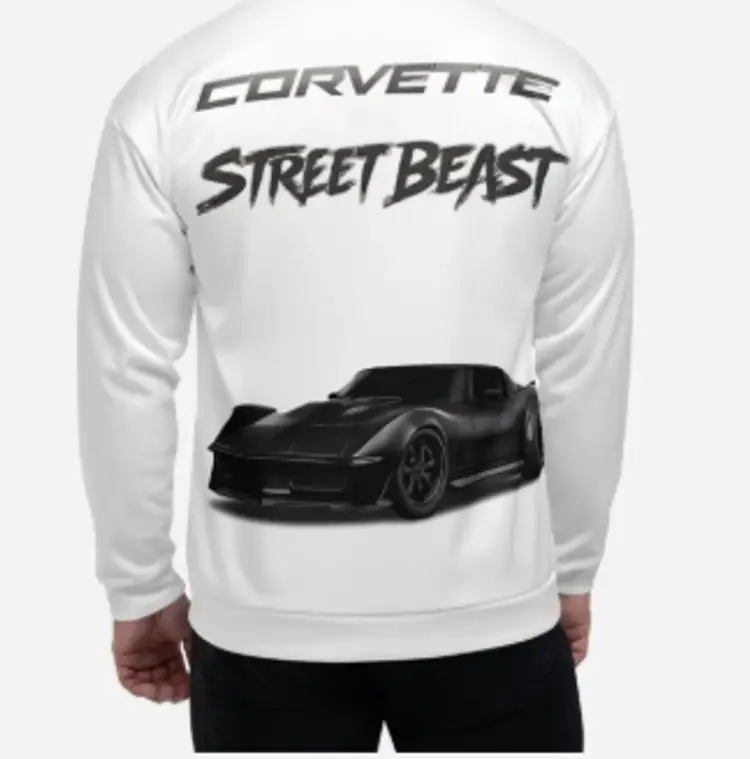 Corvette Street Performance Bomber Jacket for Corvette Enthusiasts