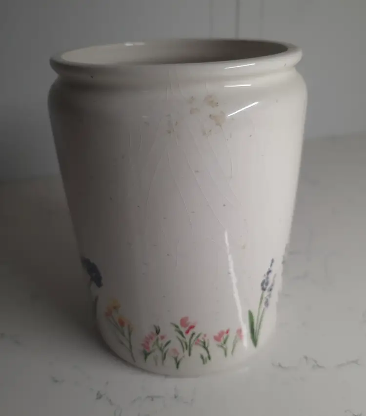 7" Morning Meadow Ceramic Canister