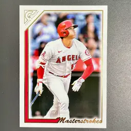 Shohei Ohtani (Los Angeles Angels -> Los Angeles Dodgers) 2022 Topps Gallery Masterstrokes