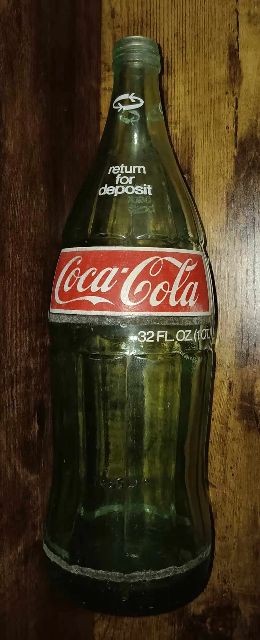 Vintage Glass Coke Bottle