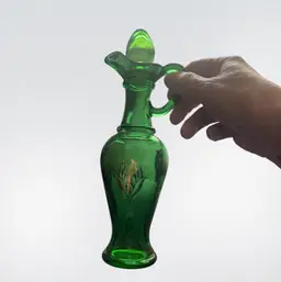 Vintage Nile Green Avon Decanter