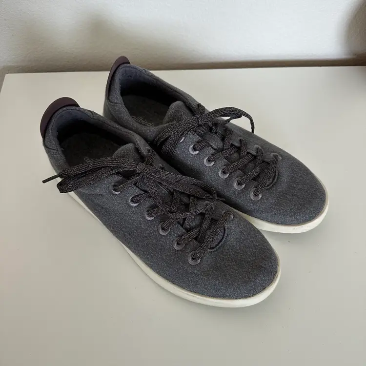 Allbirds Mens Classic Wool Piper Fuji Grey Minimalist Street Sneaker Size 12