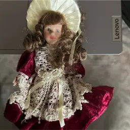 Mini Porcelain Doll Around 5 Inches Maybe Vintage