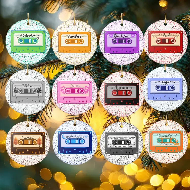 Taylor Ceramic Ornaments Set of 12 Or Individual.