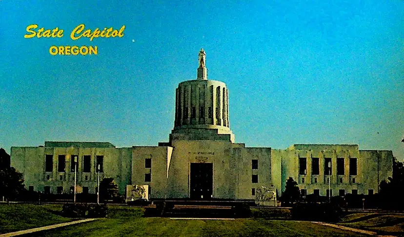 State Capitol Building Salem Oregon Postcard