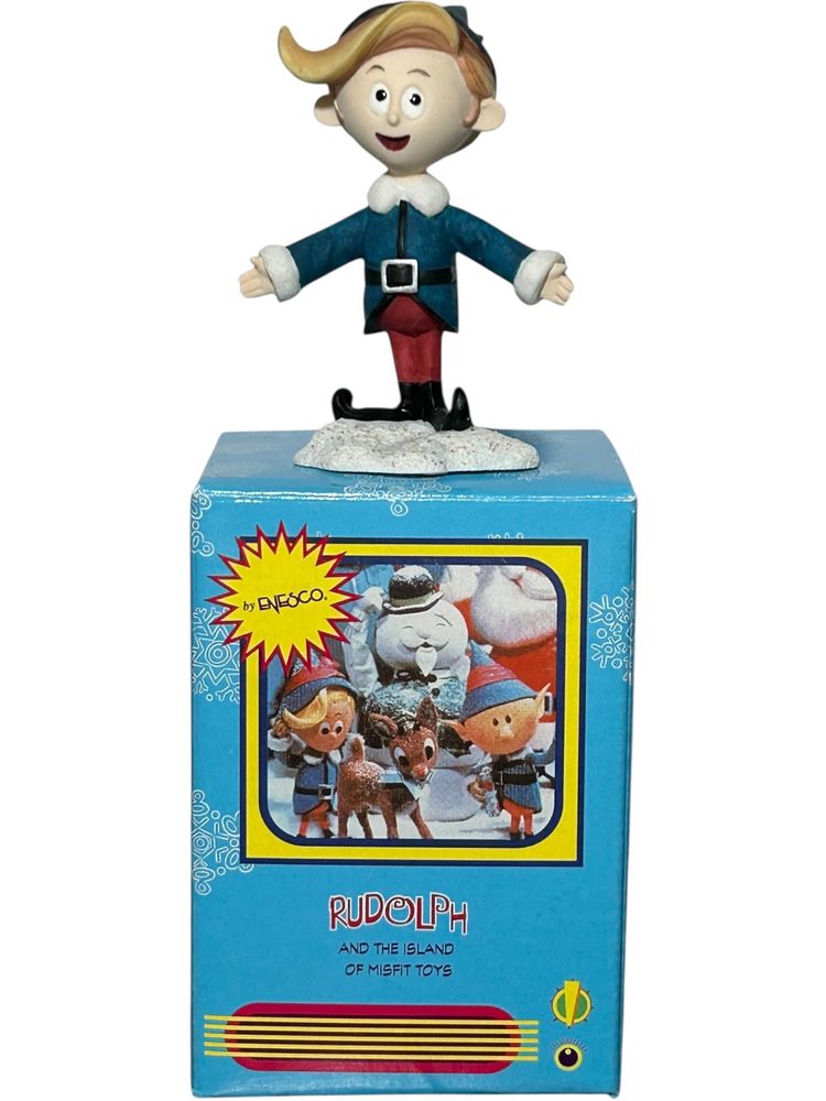 Enesco Rudolph & the Island Misfit Toys Mini Figurine Hermie w/Box