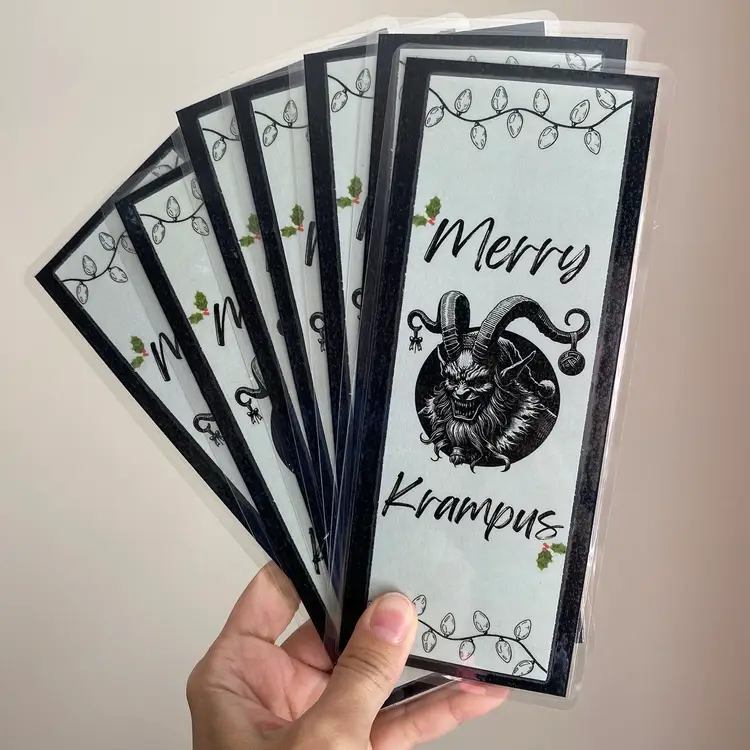 Merry Krampus Creepmas Bookmark
