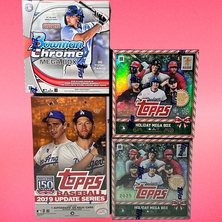 2019/25 Bowman & Topps Baseball 4 Box Mixer Live Team Rip #2 MBB1649 (stacked shipping)