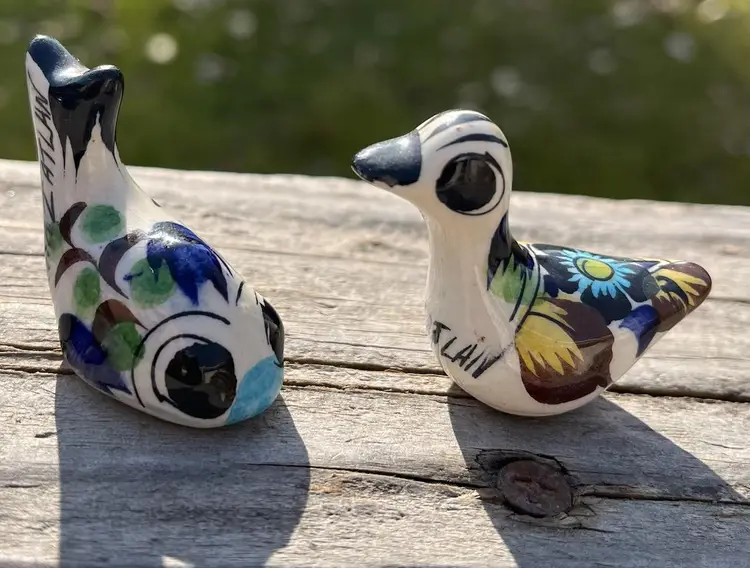Mexican Pottery Fish & Bird