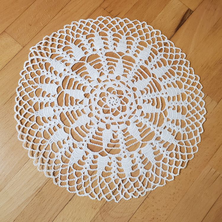 Set of Two Vintage Crochet Doilies