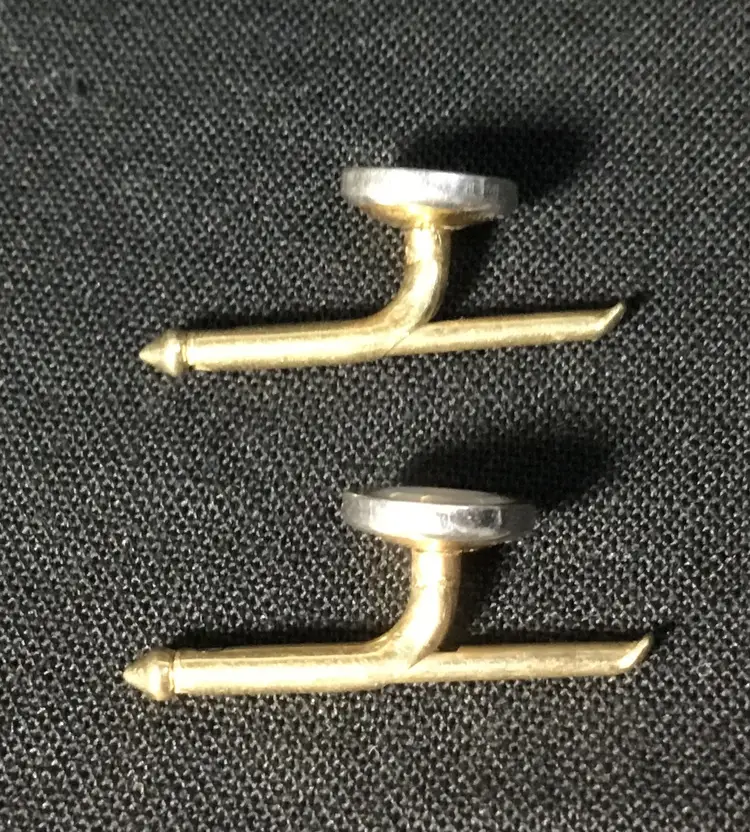 Mother of pearl shirt studs, formal, tuxedo, vintage, set of 2