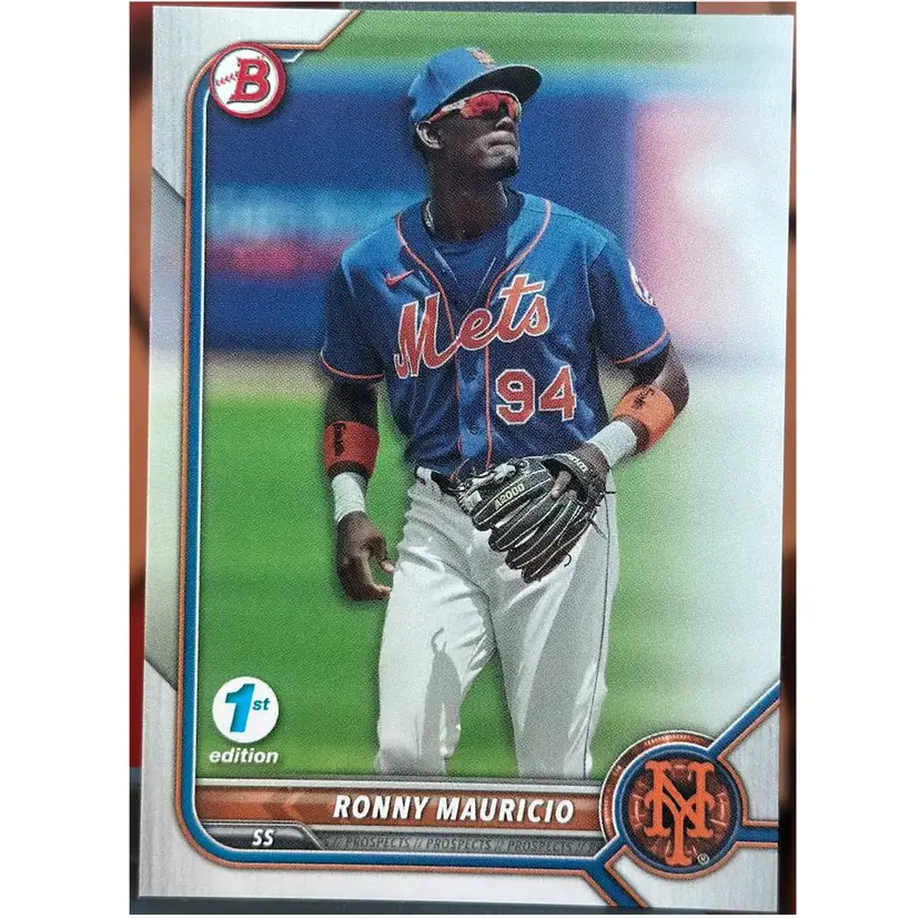 Ronny Mauricio 2022 Bowman 1st Edition New York Mets