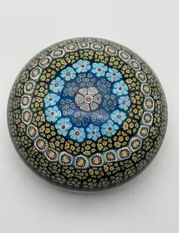 VTG ENORMOUS Large Art Glass Millefiori Paperweight From ALT Furnace Murano READ