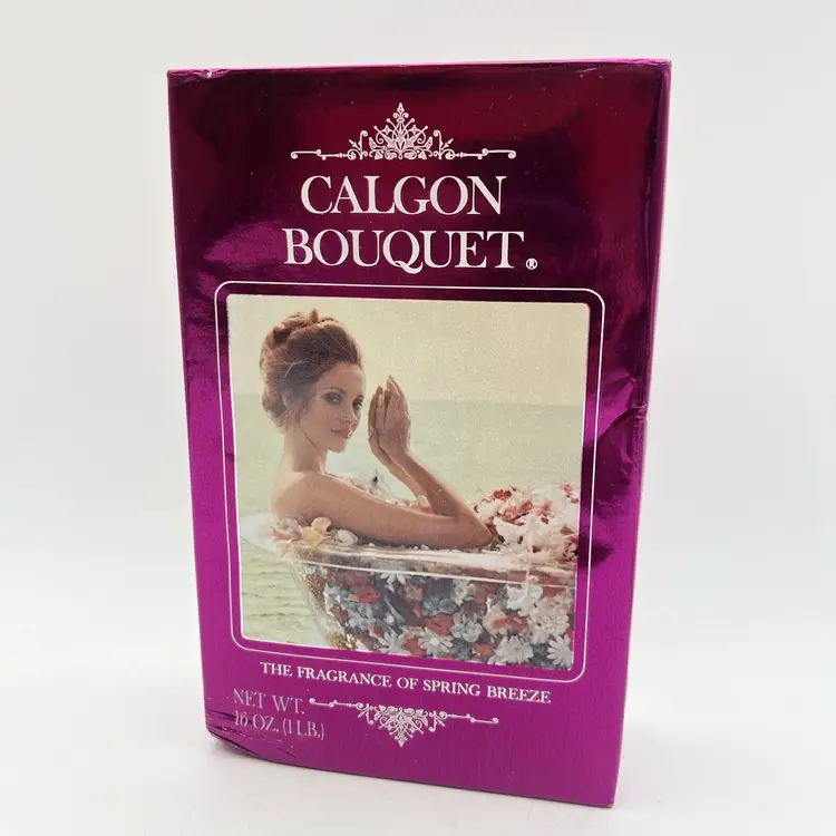 Vintage Calgon Bath Oil Beads Spring Breeze 15 oz Discontinued HTF NEW 1980s