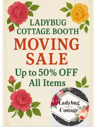 🐞 MOVING BOOTH SALE TODAY ONLY🐞