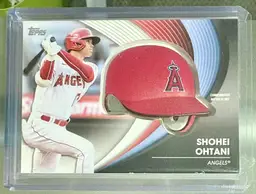2022 Topps Series 2 Shohei Ohtani Batting Helmet Commemorative Relic Los Angeles Angels