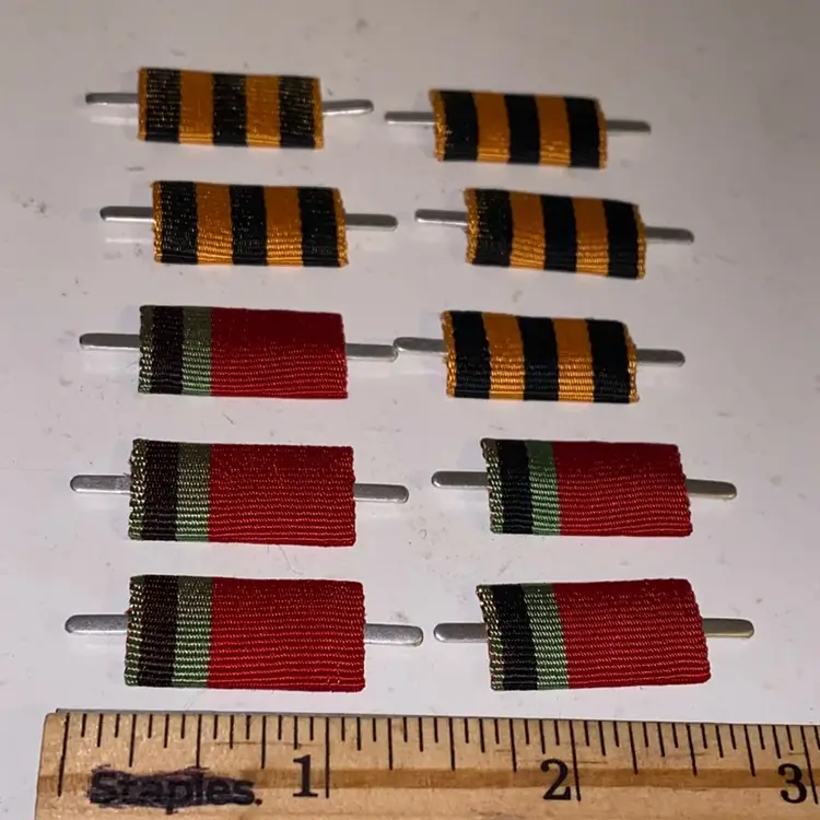 Lot Of 10 Soviet Union Russian Ribbons