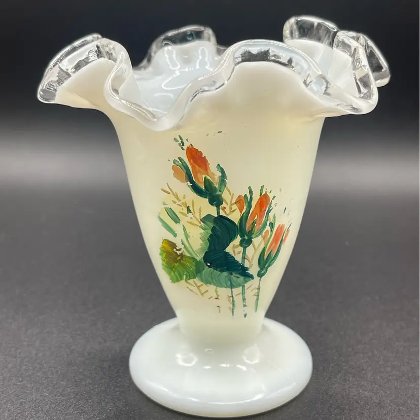 Fenton Silver Crest Mini Vase