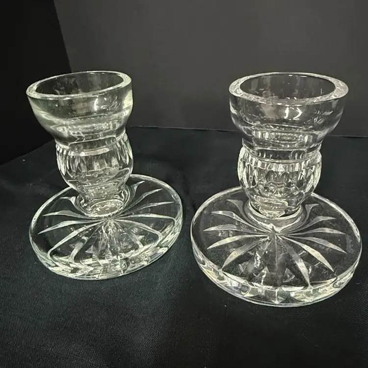 Waterford Lead Crystal Candle Holders