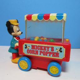 *read* vintage Illco Walt Disney's Mickey Mouse Walking Corn Popper