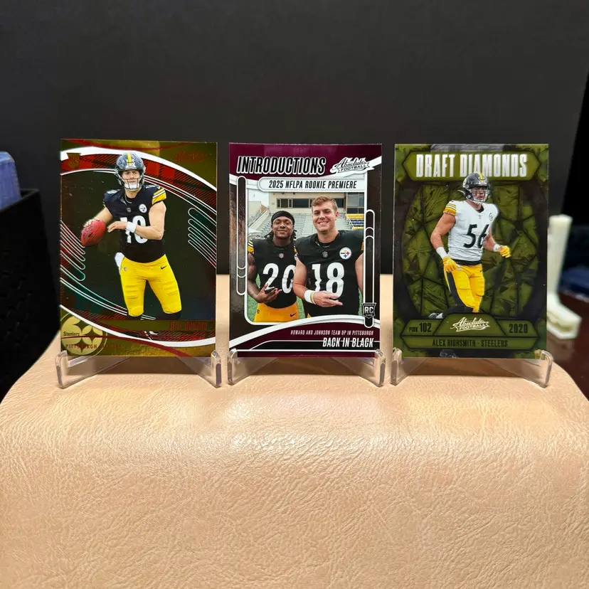 Will Howard 2025 Absolute #197 RC Introductions #I-WHD Draft Diamonds Pittsburgh Steelers
