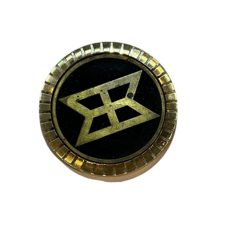 4 Mid Century Modern Brass Coasters