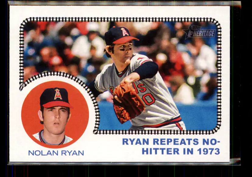 Nolan Ryan 2022 Topps Heritage High Number All Aboard #AA-2 - (135) - California Angels