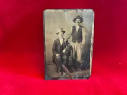 Antique Tin Type Photograph