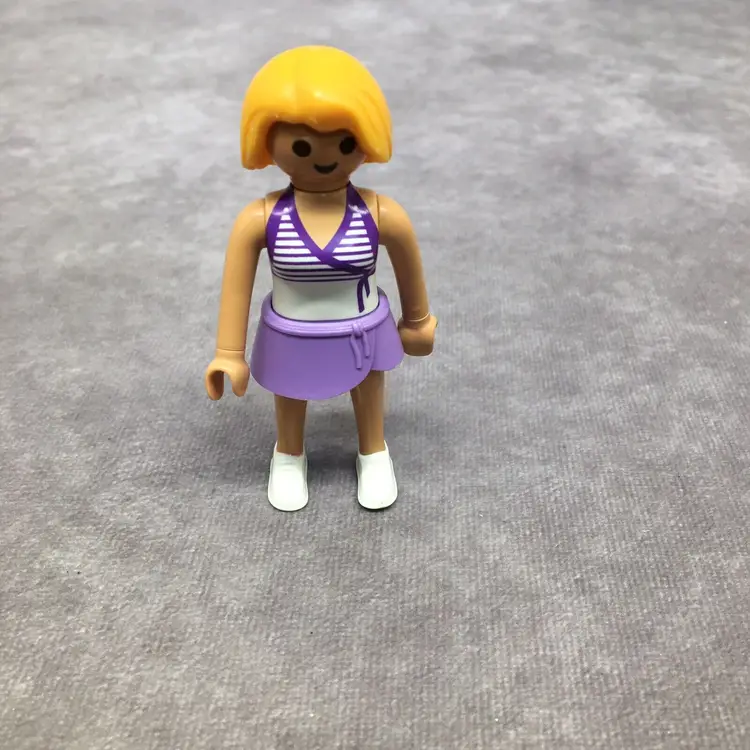 Playmobil Tennis Player Blond Female Figure- No Raquet