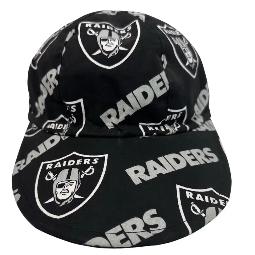 Las Vegas Raiders Classic 90’s Wide Flat Brim Adjustable Hat
