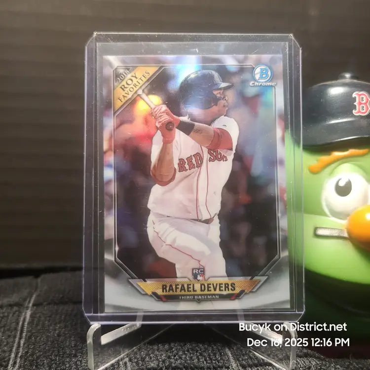 2018 Bow Chrome ROY Favorite - Rafael Devers Boston Red Sox
