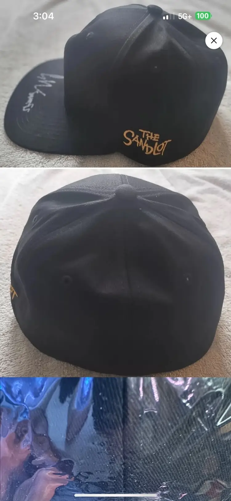 Chauncey Leopardi Signed Autograph Sandlot Hat W/ Beckett