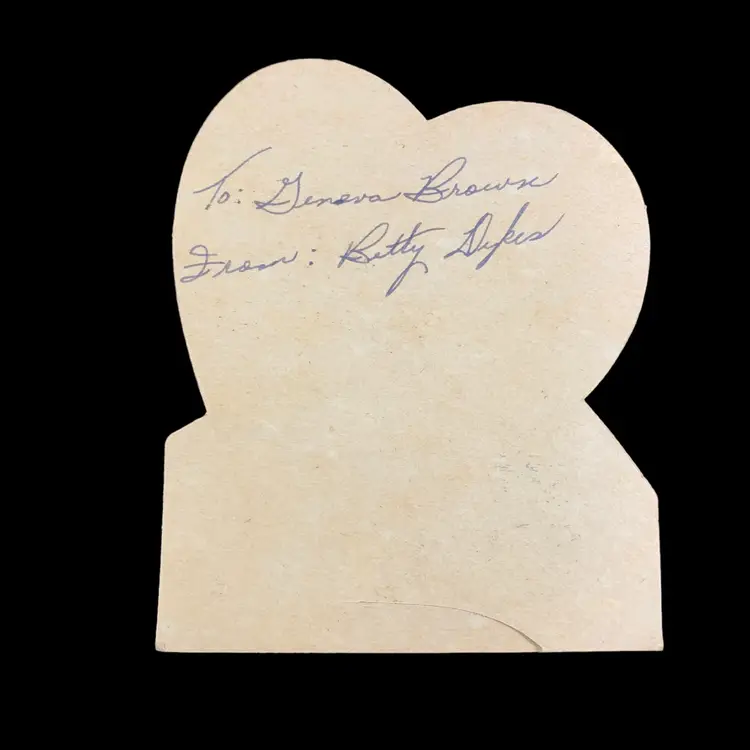 Vintage Valentine Die Cut Lamb Sheep Wool You Be Mine
