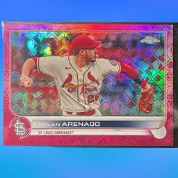 Nolan Arenado - /199 Pink Logofractor - 2022 Topps Chrome Logofractor - St. Louis Cardinals - Gum Color Match!