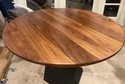 Black Walnut Round Table