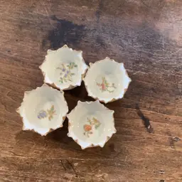 #10 - Belleek Set Of 4 Salt Cellars