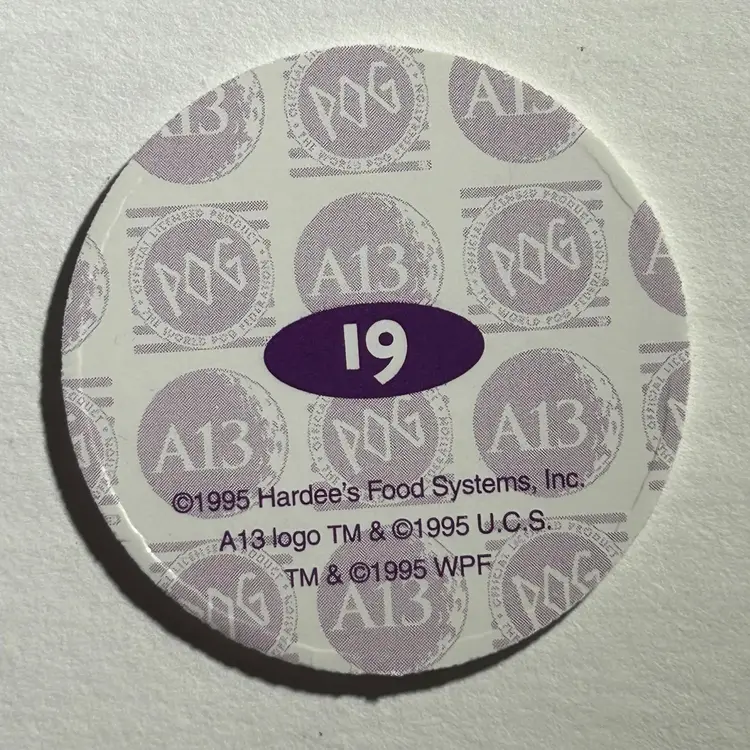 POGs Apollo 13 Pog #19 O.K. Houston! A13 NASA Hardee's Food Service 1995 -  52
