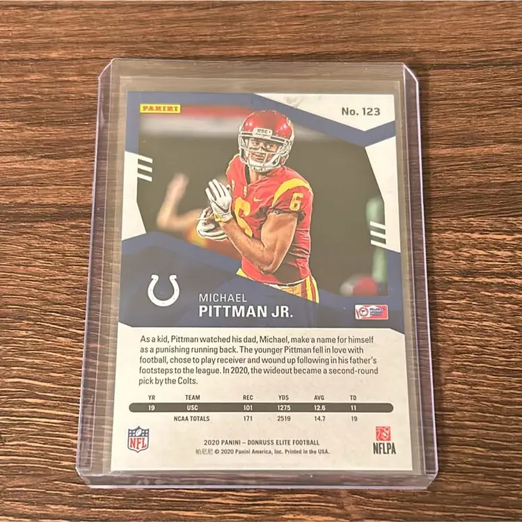 Michael Pittman RC - 2020 Elite /399 - Indianapolis Colts