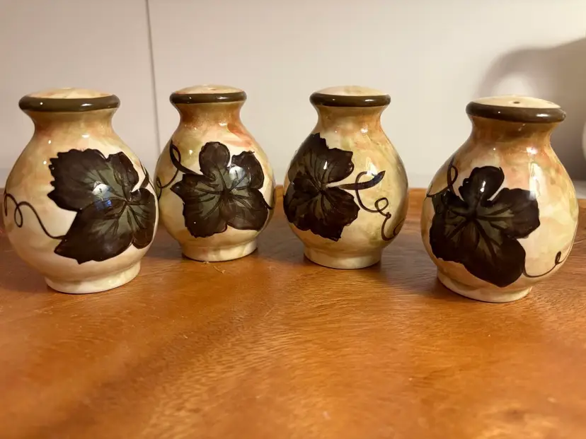 Two Sets Of Bellavino Salt And Pepper Shakers