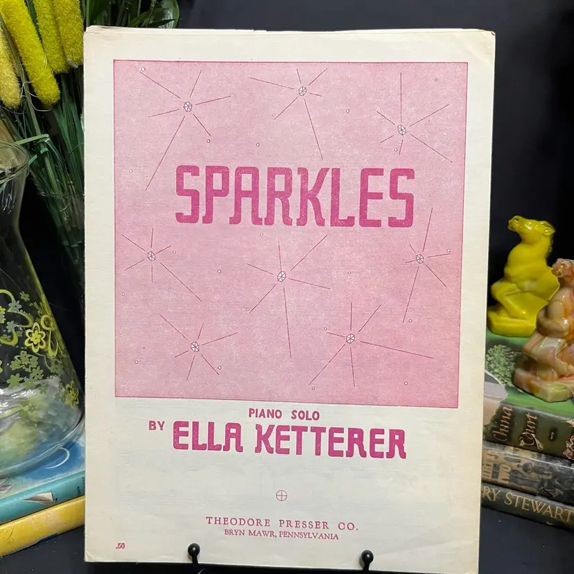 MARKDOWN! Sparkles Piano Solo Ella Ketterer Sheet Music 1941