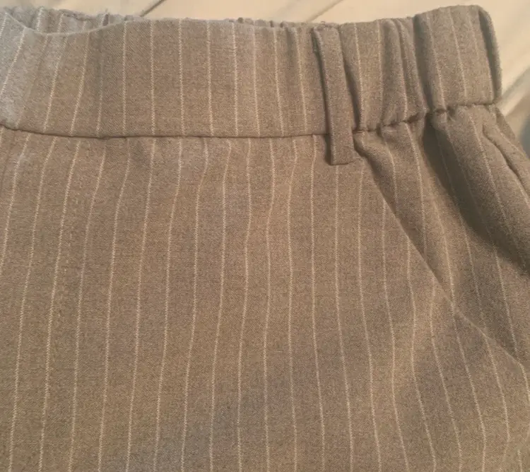 ZARA BASIC STRIPED PANTS SIZE XS