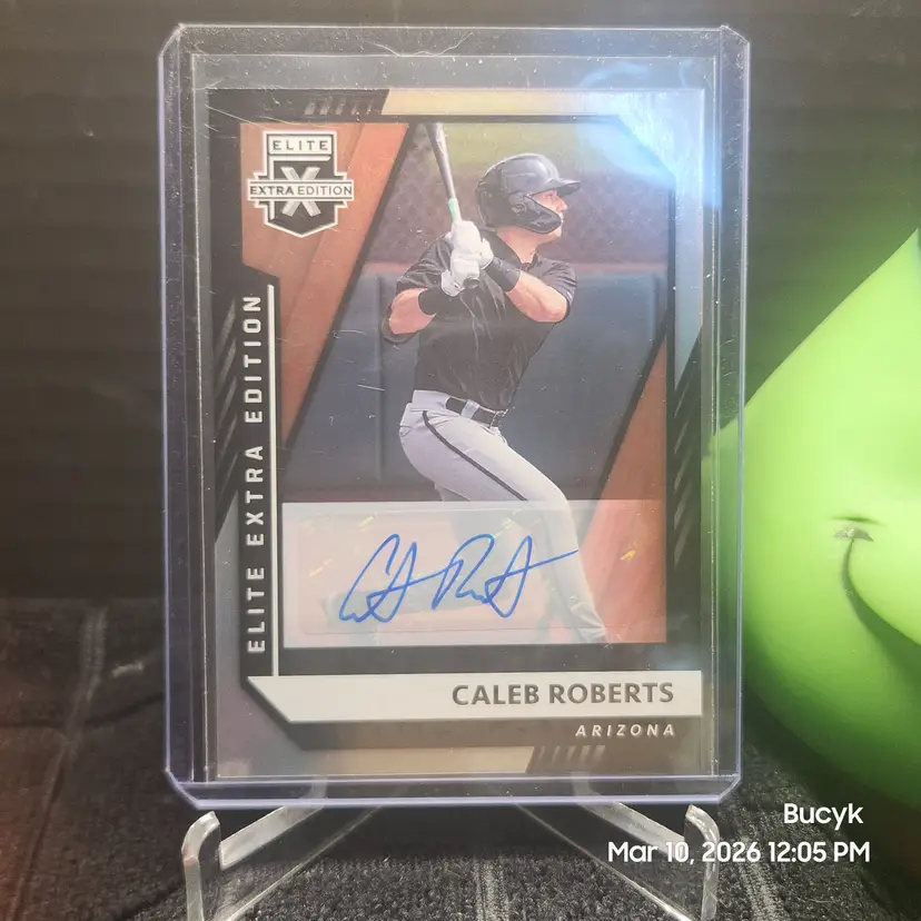 2021 Panini EEE Auto - Caleb Roberts Arizona Diamondbacks