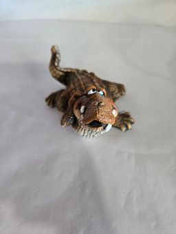Vintage Beasties of the Kingdom" alligator figurine