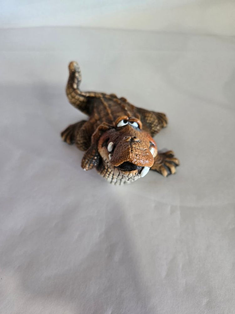Vintage Beasties of the Kingdom" alligator figurine