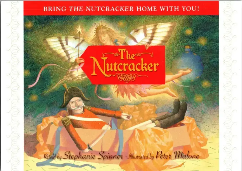 Postcard The Nutcracker Book Advertising by Stephanie Spinner Christmas - 2786