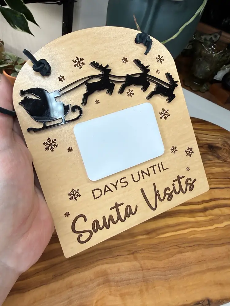 Santa Countdown Sign