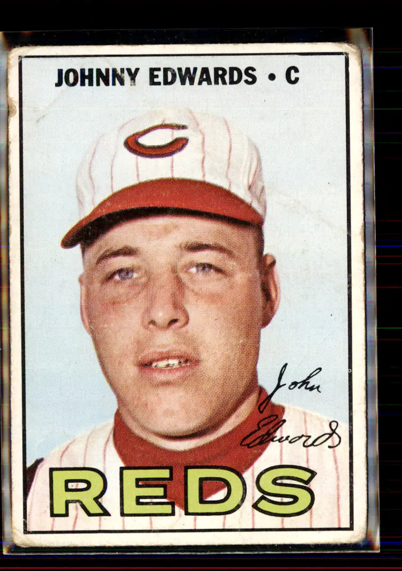 Johnny Edwards 1967 Topps #202 - Cincinnati Reds - (146-)