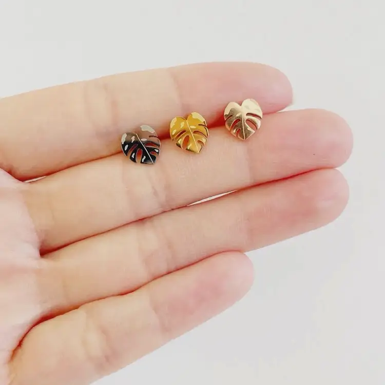 Monstera Albo & Thai Constellation
Plant | Earring Studs