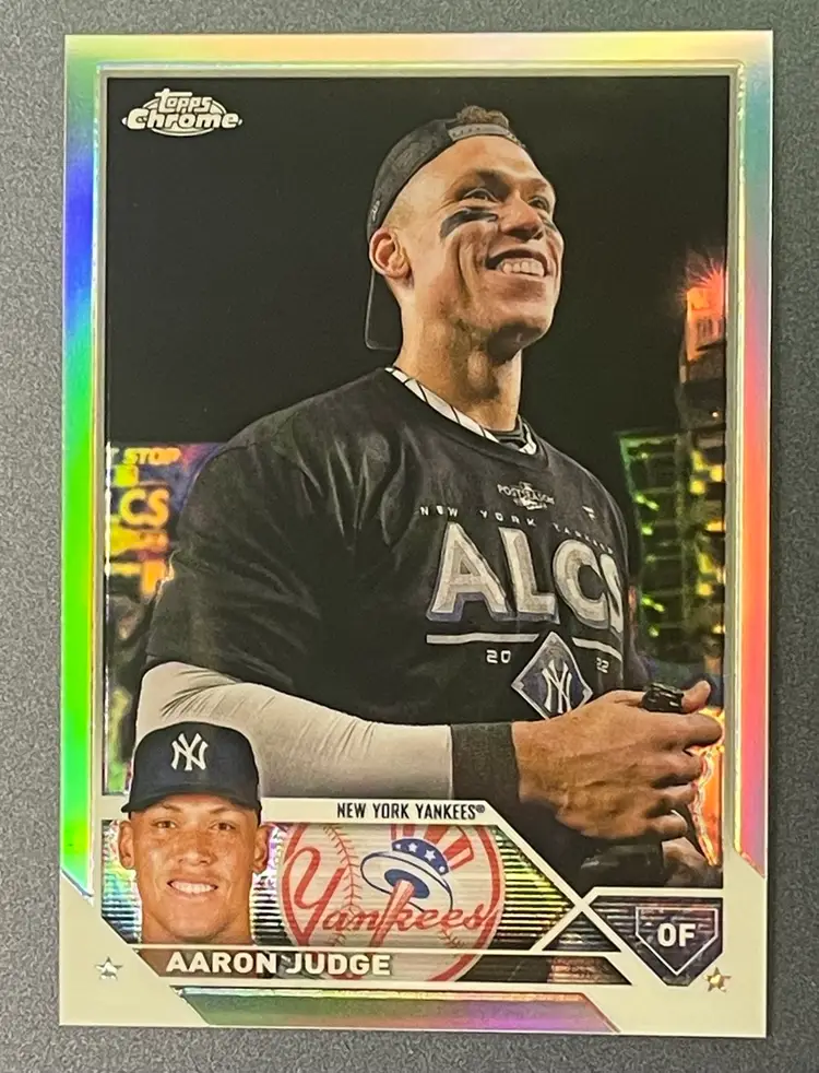 2023 Topps Chrome Aaron Judge SP Refractor
