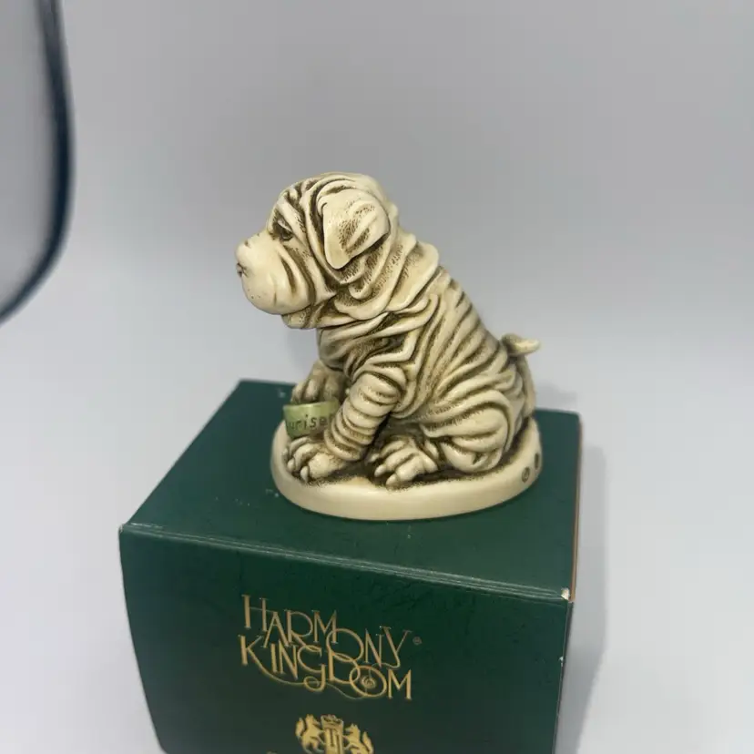 Harmony Kingdom FUSS POT Shar Pei Dog Treasure Jest Box